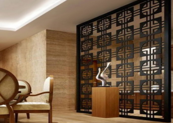 Çin Pas geçirmez Dekoratif Metal Paneller, Hassas İç Mekan Gizlilik Ekranı Katı Yapı Tedarikçi