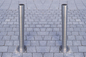 Bina / Yol için Yüksek Esneklik Paslanmaz Çelik Çubuklar Sütun Duvar Kalınlığı 3mm Tedarikçi